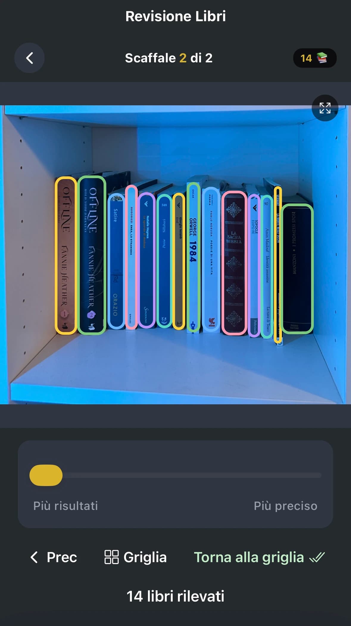 LibraryScanner - Instance Segmentation dei libri